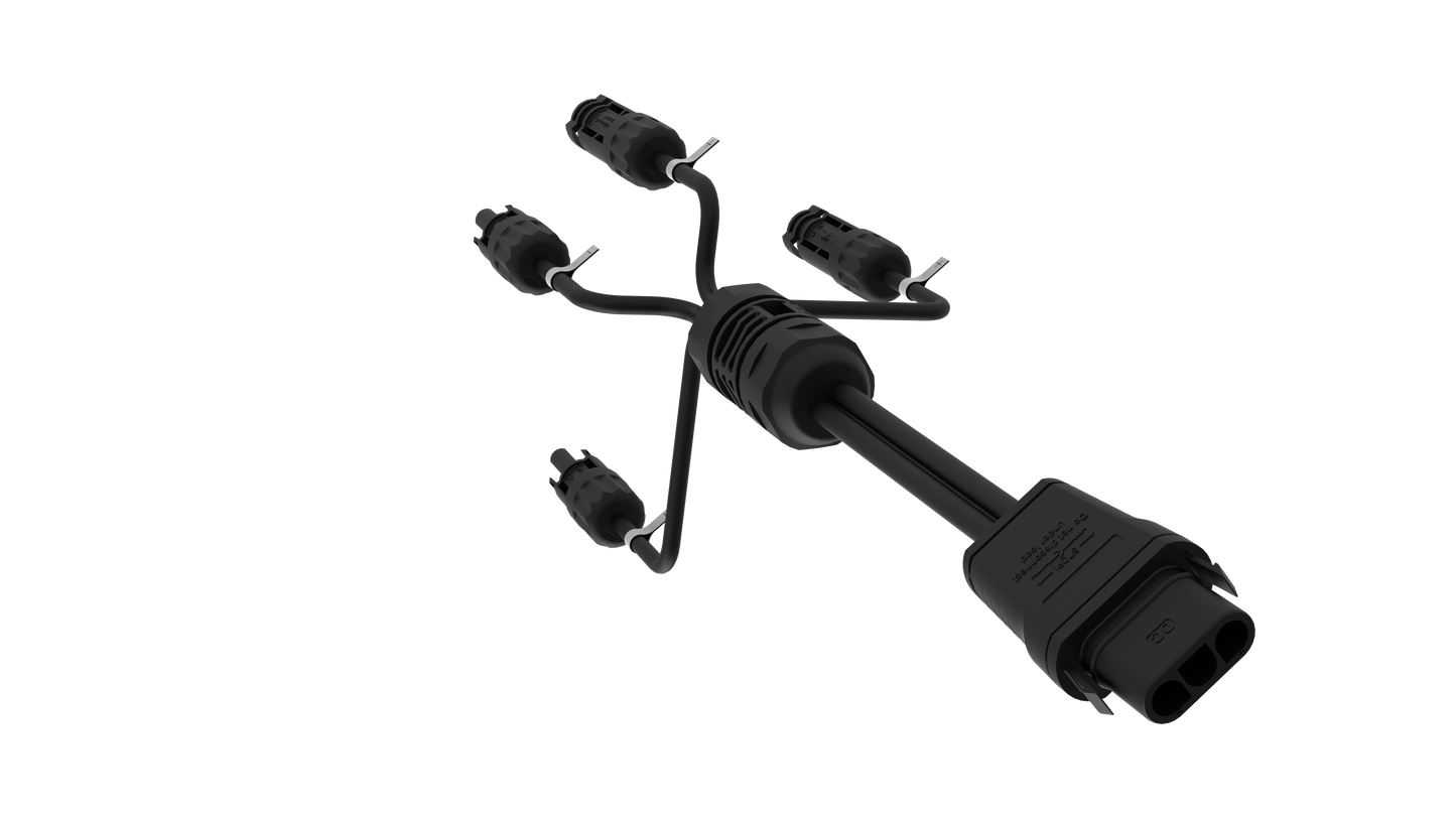 0,5m MC4-Adapterkabel für Sunshare-Stromspeicher / Mikrowechselrichter