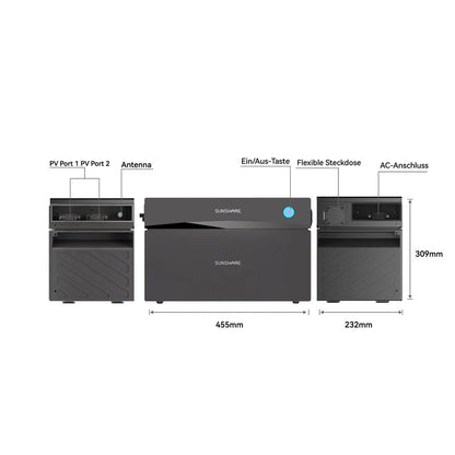 Glory 2,0kWh + 4 x 200W Ray Solarmodule