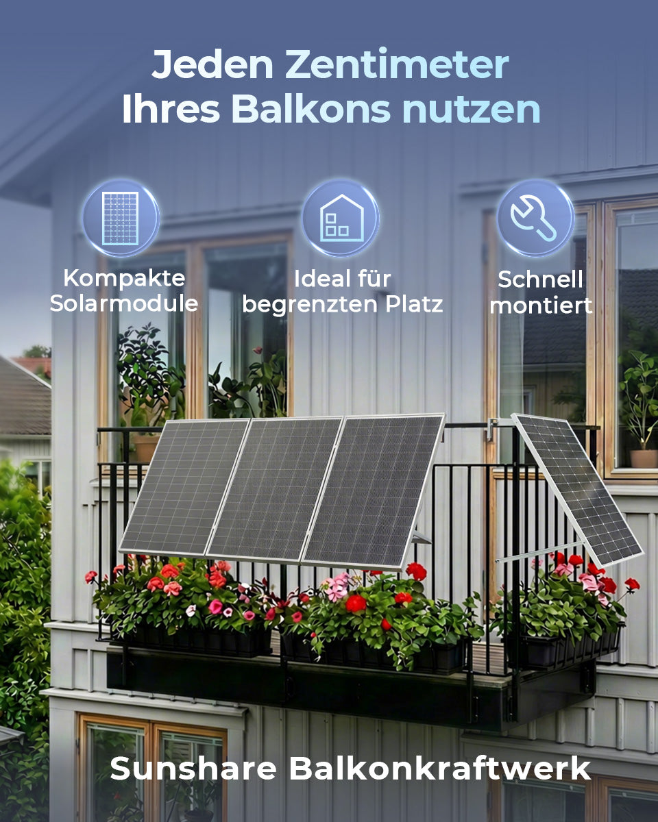 Ray Lite Balkonkraftwerk Basic Kit 1200W